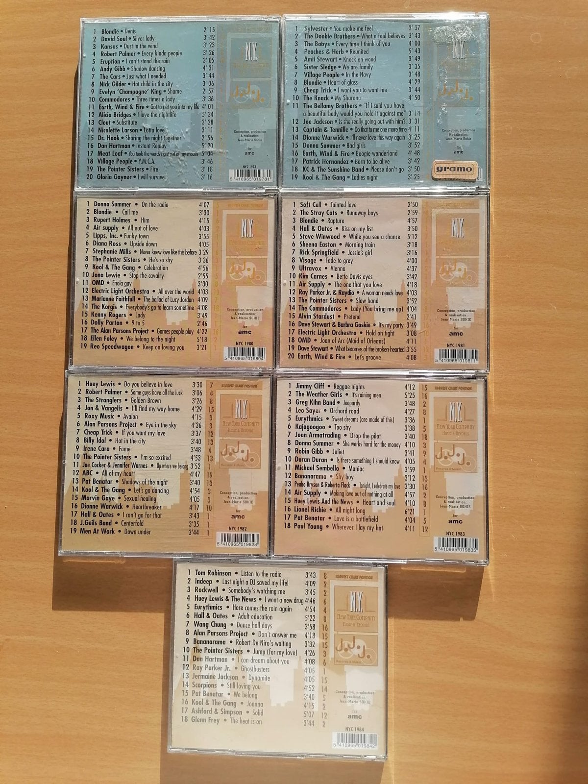 New-York Collection 7 verzamelcd's 1978-1984, Cd's en Dvd's, Ophalen of Verzenden, Zo goed als nieuw