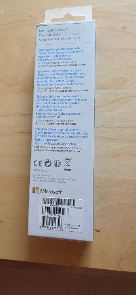 Microsoft Surface Pen (Nieuw), Computers en Software, Overige typen, Nieuw, Ophalen of Verzenden, Draadloos