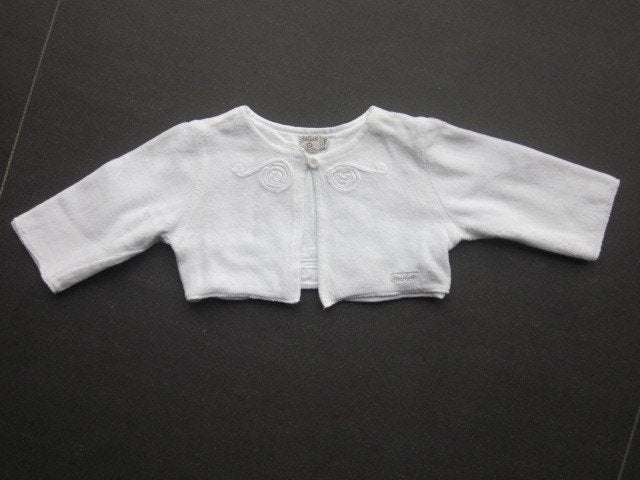 Wit giletke van Taille O (maat 62), Enlèvement ou Envoi, Pull ou Veste, Taille O, Utilisé