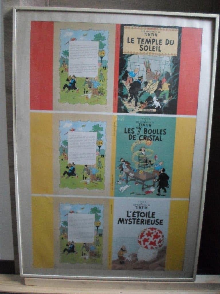 Tintin BD dans cadre, Enlèvement, Comme neuf
