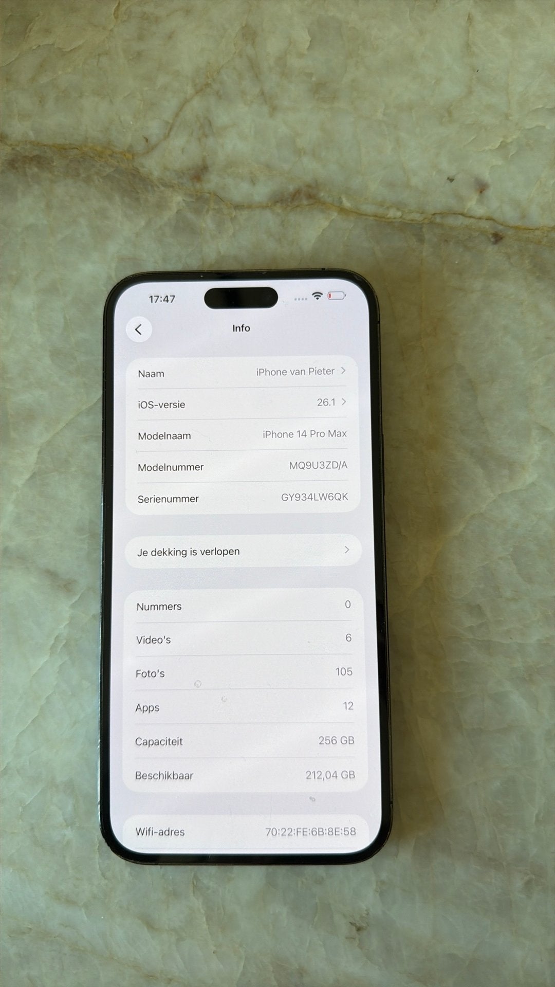 Iphone 14 pro max, Télécoms, Téléphonie mobile | Apple iPhone, Enlèvement, Utilisé, 256 GB, IPhone 14