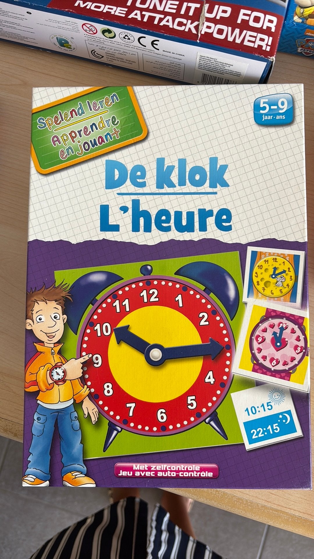 Leer de klok al spelend, Ophalen, Zo goed als nieuw