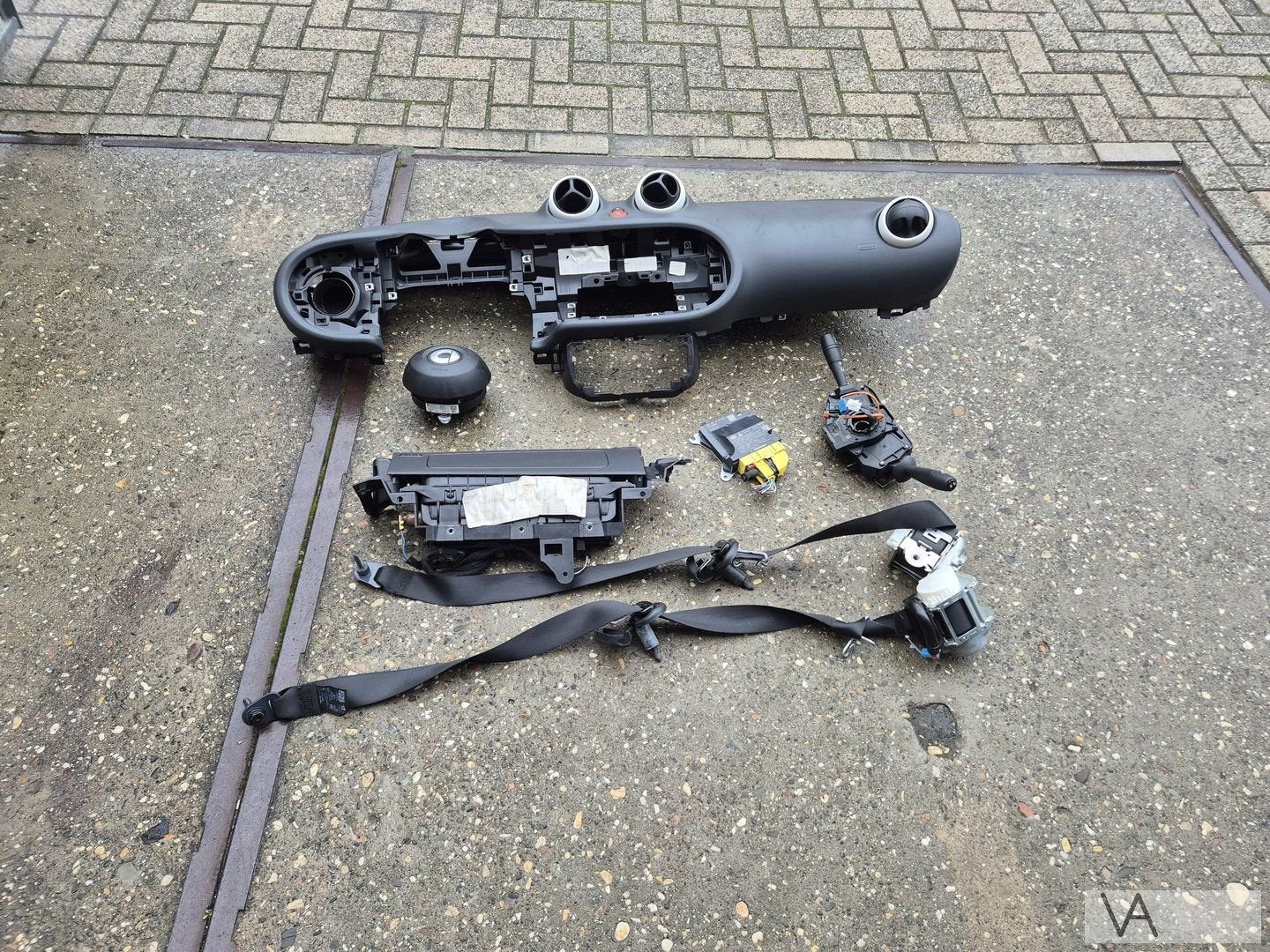 Smart Forfour 2013 - 2020 airbag set met dashboard €300, Gebruikt, -, -, Ophalen of Verzenden