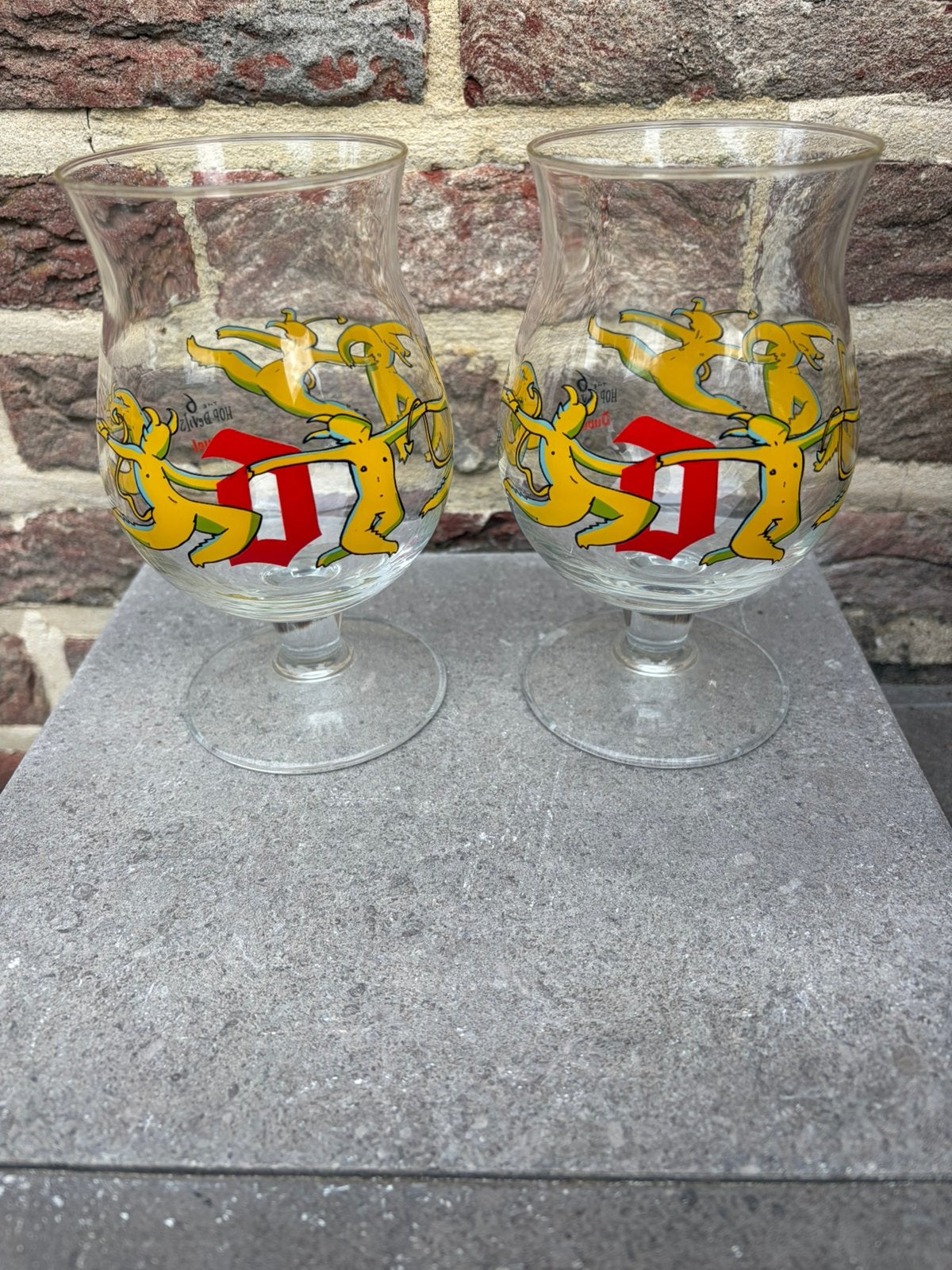 15 pièces de lunettes Duvel en parfait état, Enlèvement, Comme neuf