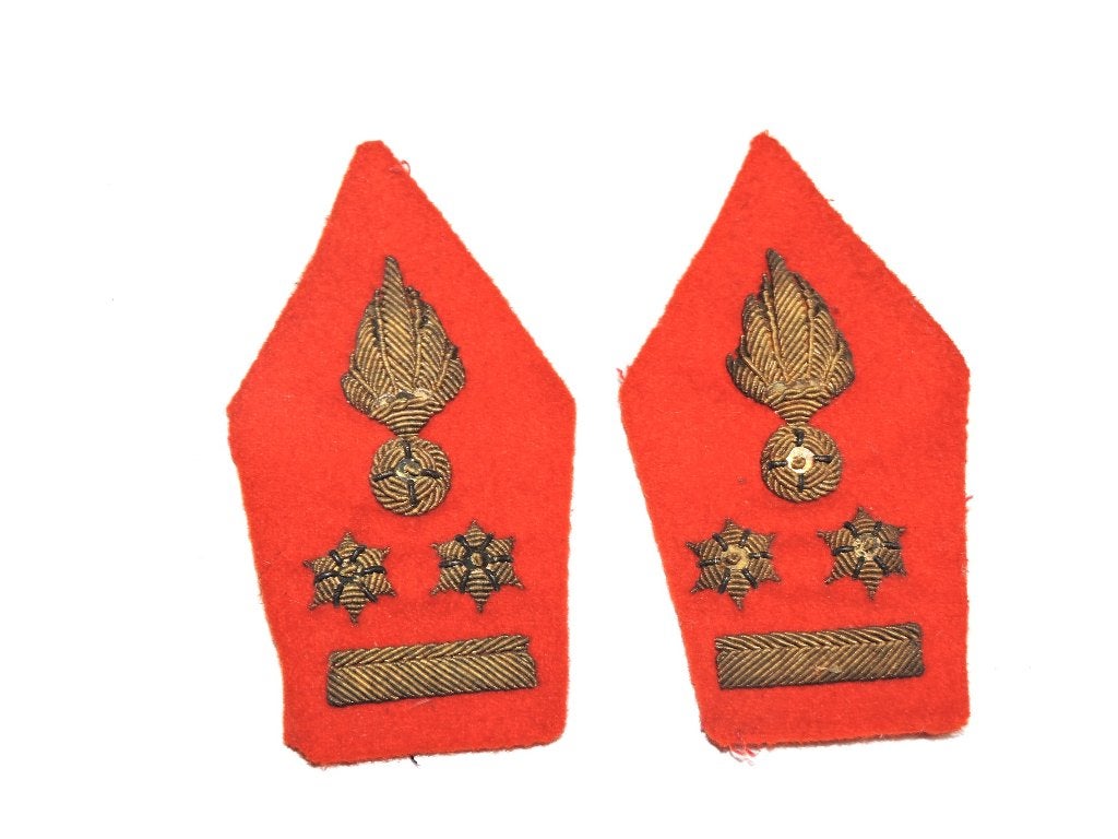 1970 GENDARMERIE COINS COL OFFICIER LIEUTENANT COLONEL, Collections, Enlèvement ou Envoi, Gendarmerie