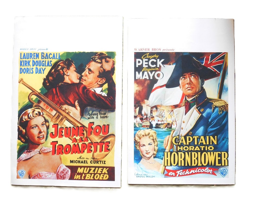 2 Filmaffiches uit de oude doos, Papier/karton, Decoratieobject, Ophalen of Verzenden, Zo goed als nieuw
