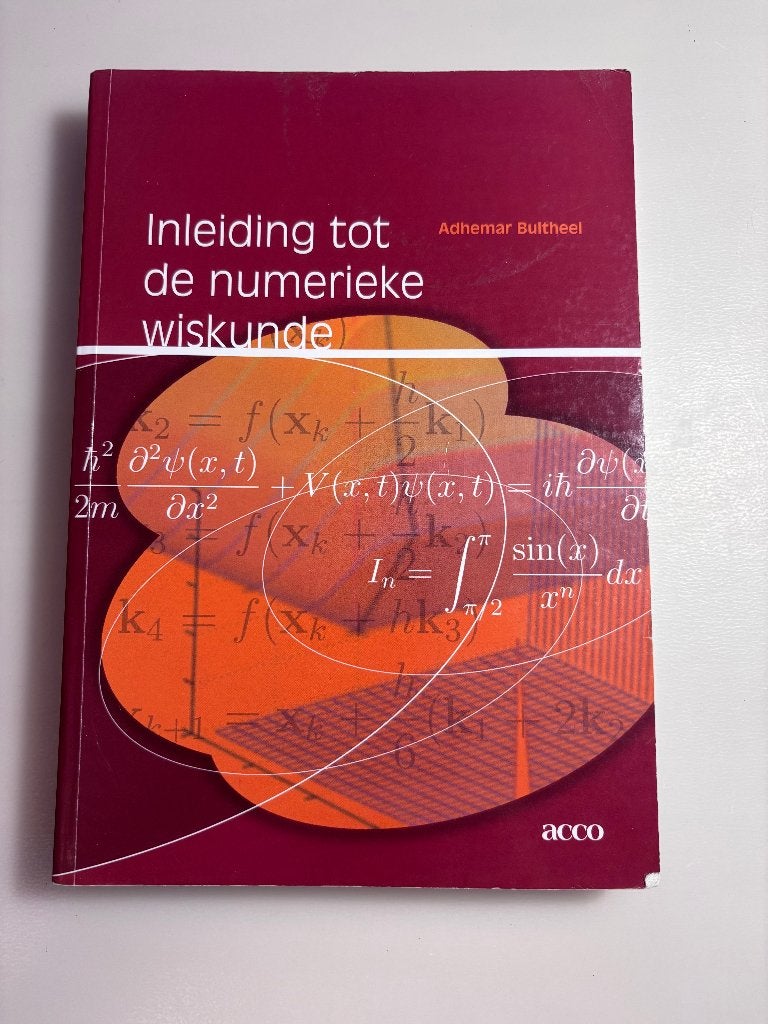 Inleiding tot de Numerieke Wiskunde, Livres, Science, Utilisé, Autres sciences, Enlèvement ou Envoi