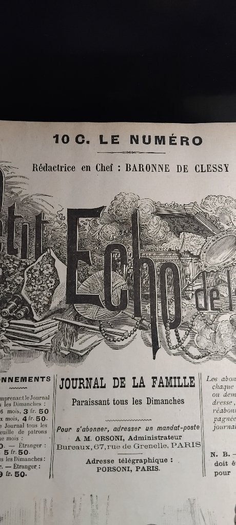 Grande Revue Ancienne, Ophalen