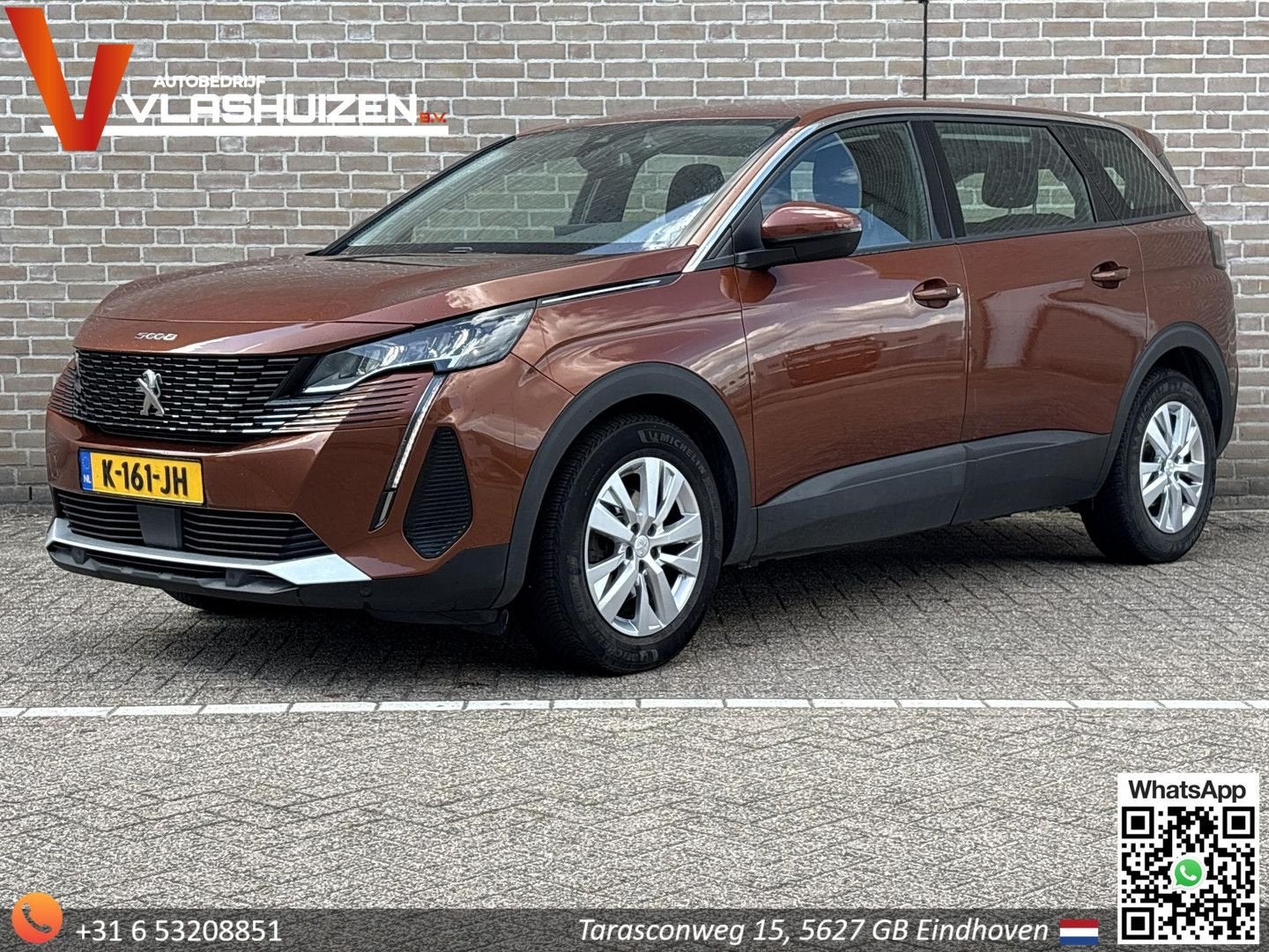 Peugeot 5008 1.2 PureTech Blue Lease Active | € 9.500,- NETT, Auto's, Peugeot, 144 g/km, Bruin, Bedrijf, Handgeschakeld