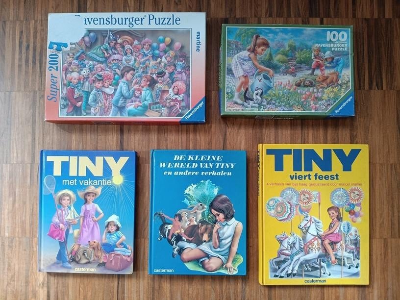 Nostalgische set Tiny, Ophalen of Verzenden, Meer dan 50 stukjes, Zo goed als nieuw, 6 jaar of ouder