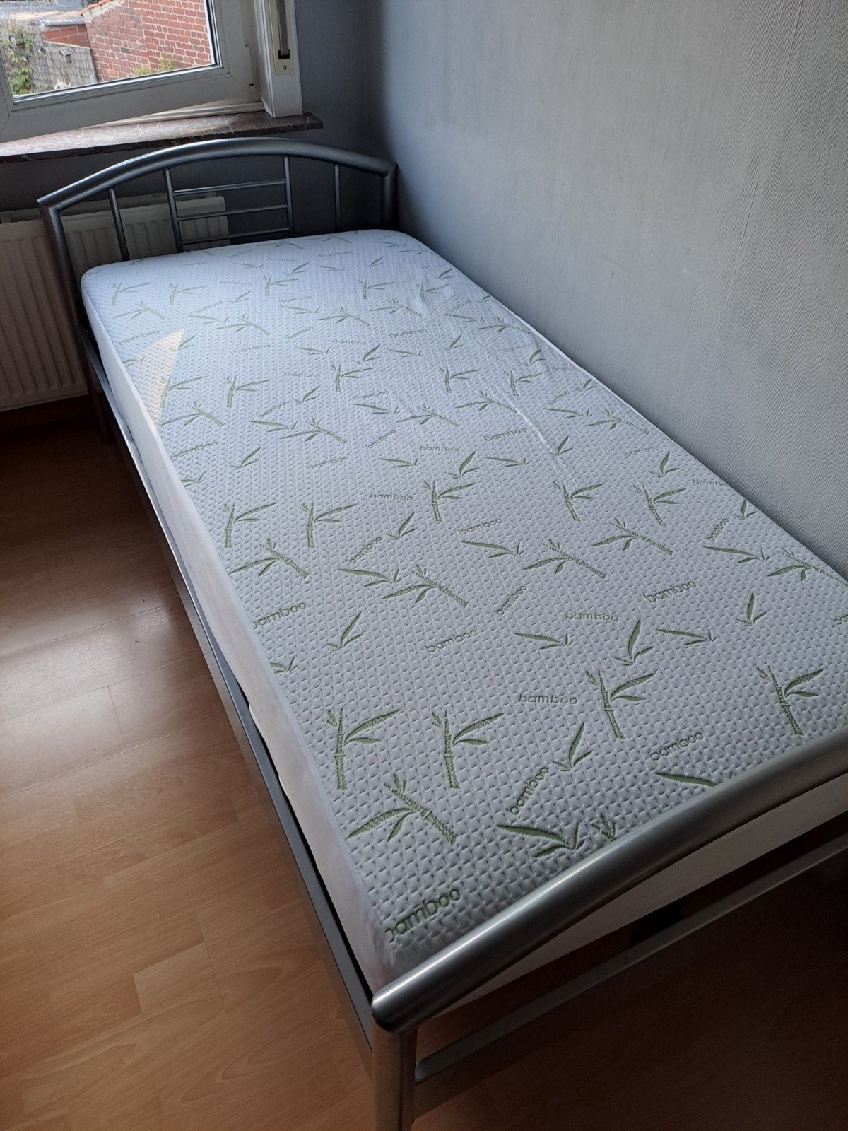 1 persoonsbed 200 x 90 cm, Ophalen, 90 cm, Matras