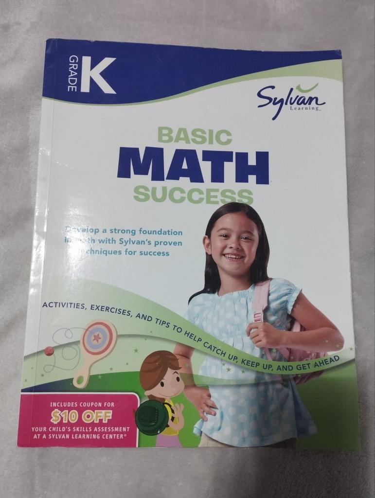 Sylvan Learning - Kindergarten Basic Math Success, Anglais, Sylvan Learning