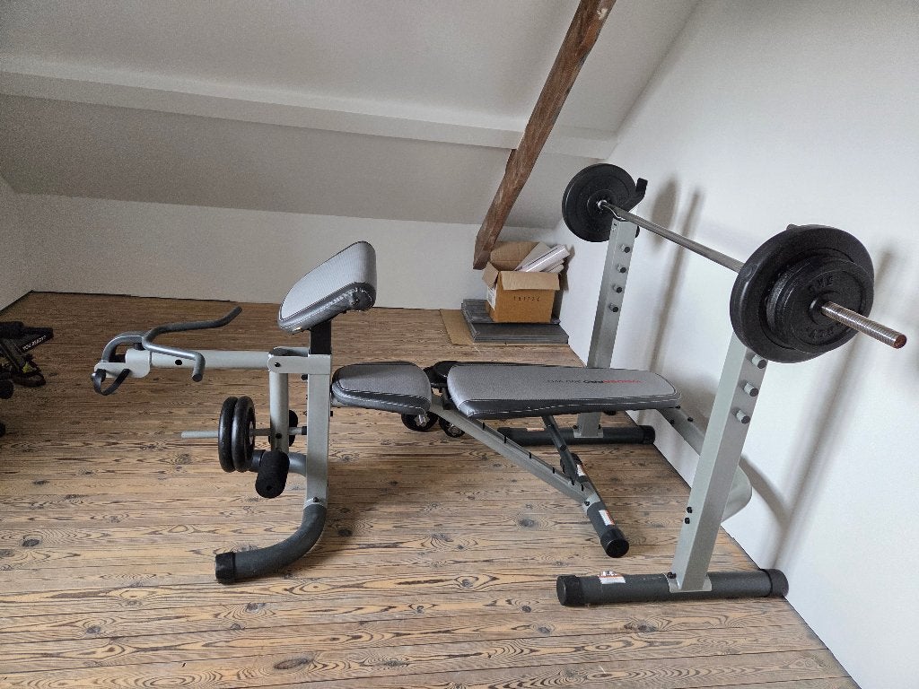 Halterbank, Ophalen, Zo goed als nieuw, Fitnessbank