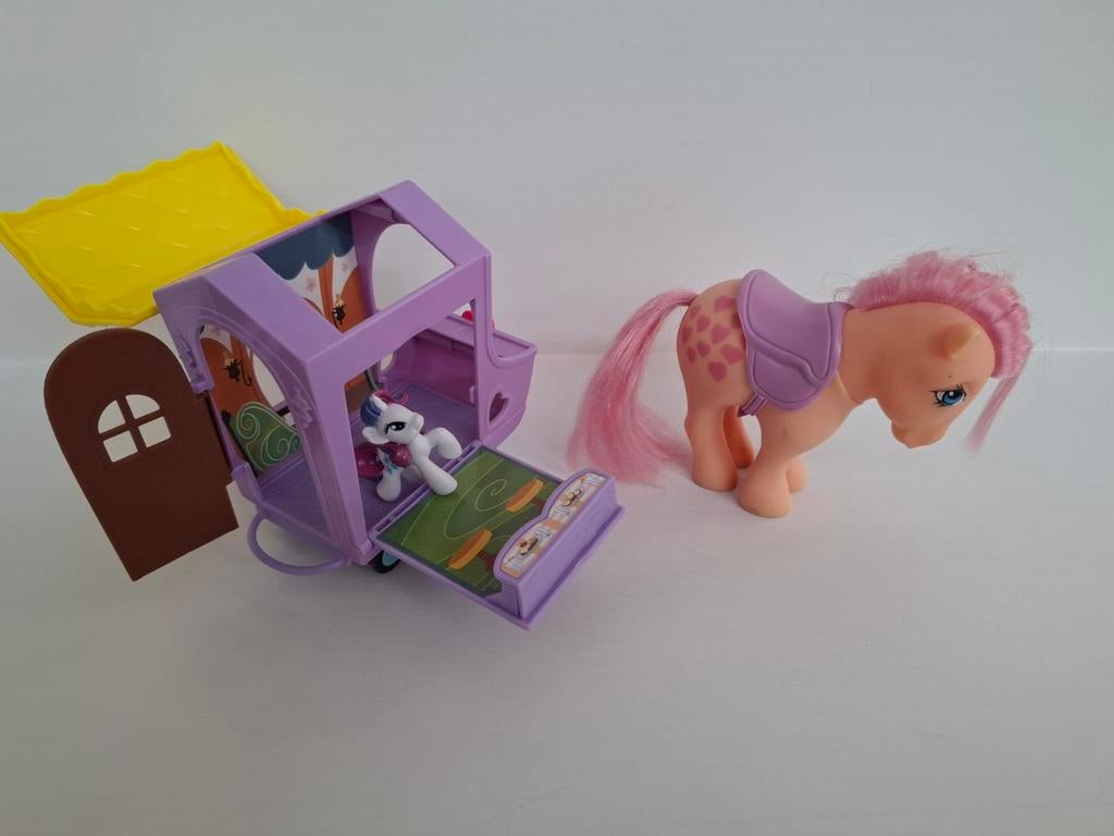 MLP My Little Pony figuren en voertuig vintage G1 en G4, Ophalen of Verzenden, Gebruikt