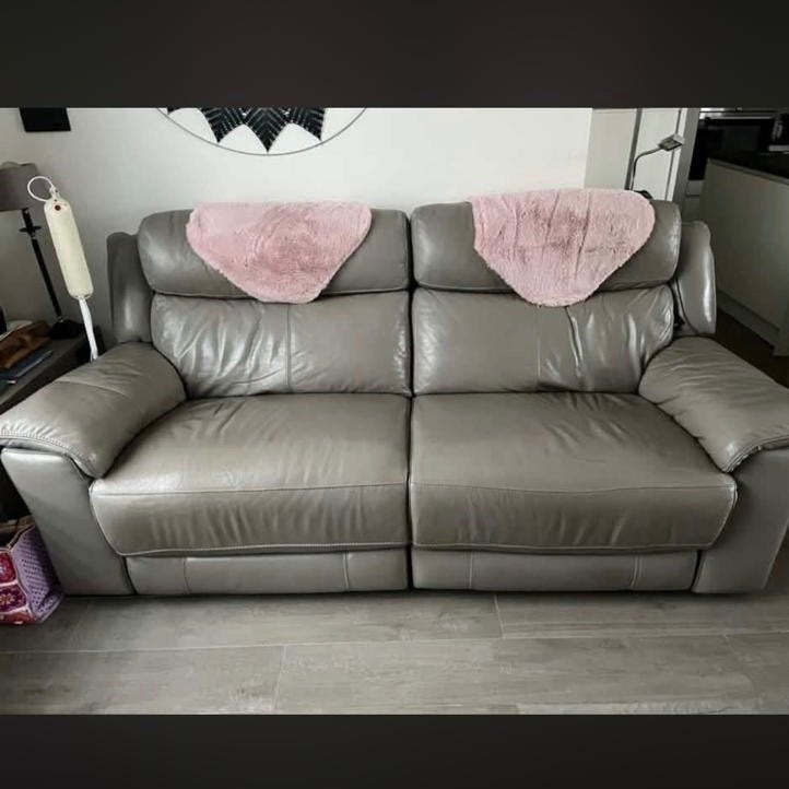 Salon, Huis en Inrichting, Ophalen, Gebruikt, Leer