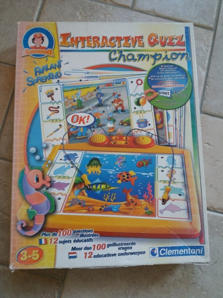 Jeu électro interactive quiz champion, Ophalen