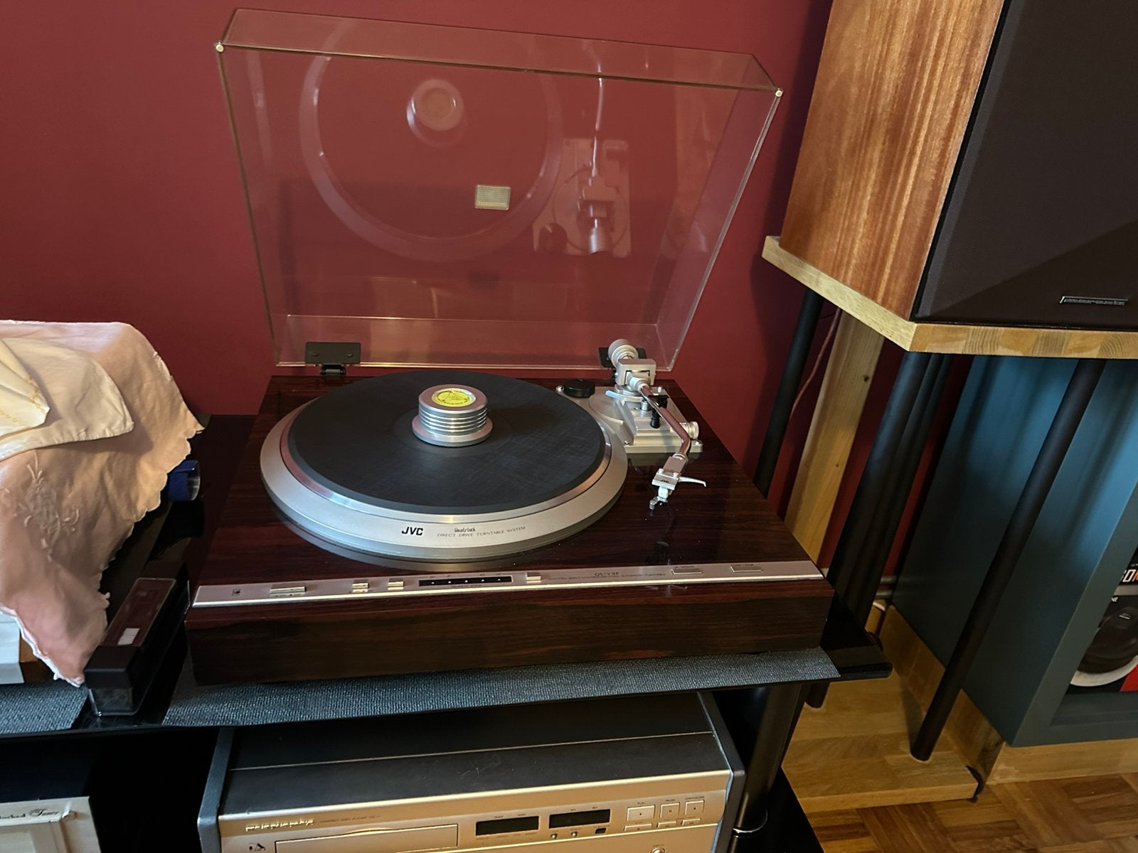 TRES BELLE PLATINE AUDIOPHILE JVC QL Y3F, Audio, Tv en Foto, Platenspelers, Ophalen, Zo goed als nieuw