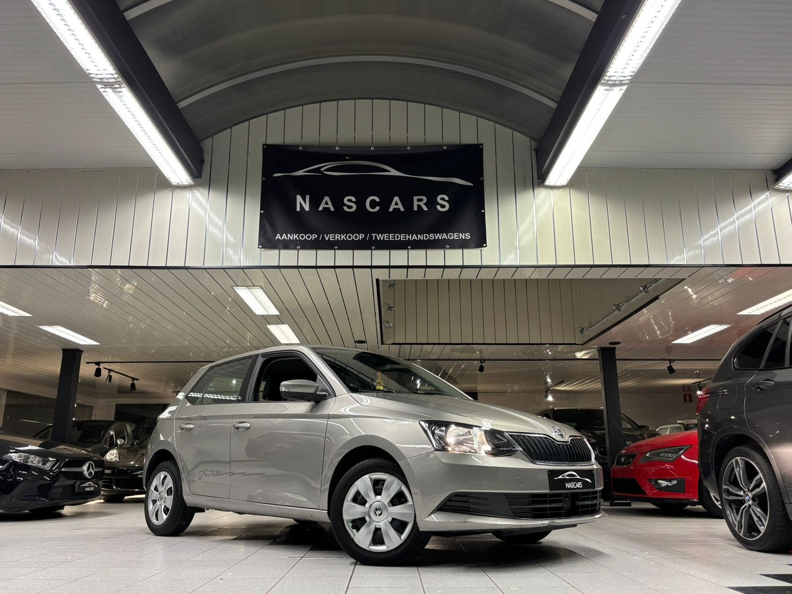 Skoda Fabia 1.0i benzine 2018 Euro6b *55.000 km*, Auto's, Stof, Euro 6, Electronic Stability Program (ESP), Beige