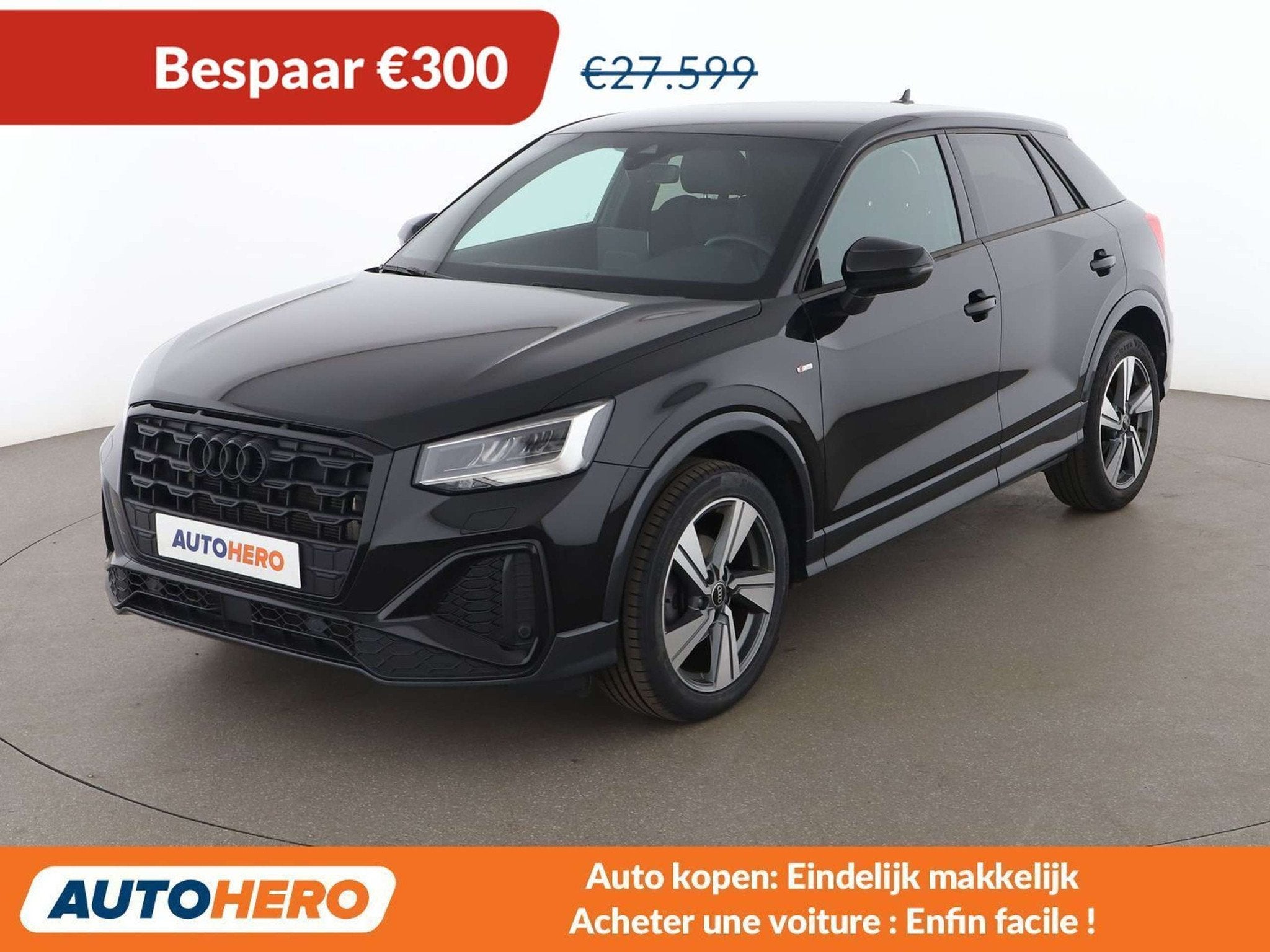 Audi Q2 35 TFSI S line (année de construction 2024), Autos, 139 g/km, Noir, 5 portes, 5 places