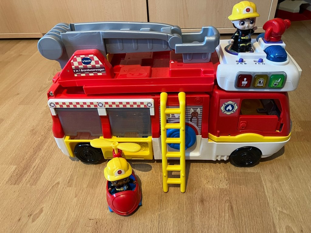 Camion de pompiers Vtech, Enlèvement, Comme neuf, 6 mois à 2 ans