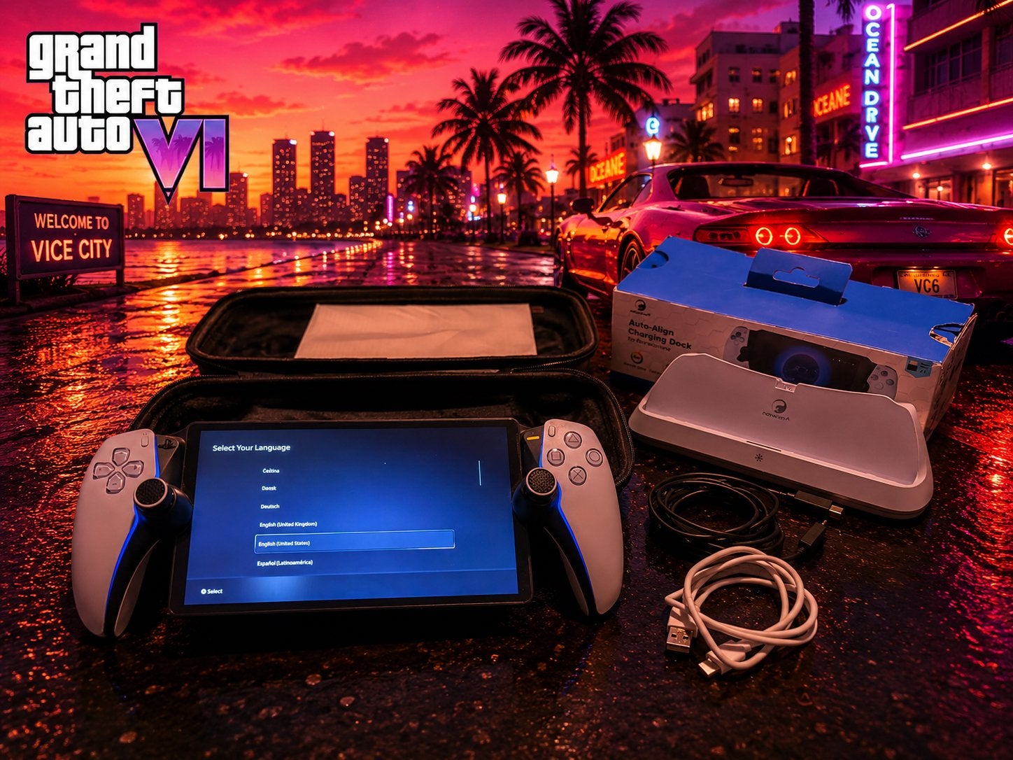 PlayStation Portal + accessoires + beschermhoes nette staat, Enlèvement, Comme neuf