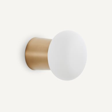NIEUW Plafond/wandlamp opaline, klein, Maison & Meubles, Neuf, Design, Enlèvement, Plafonnier