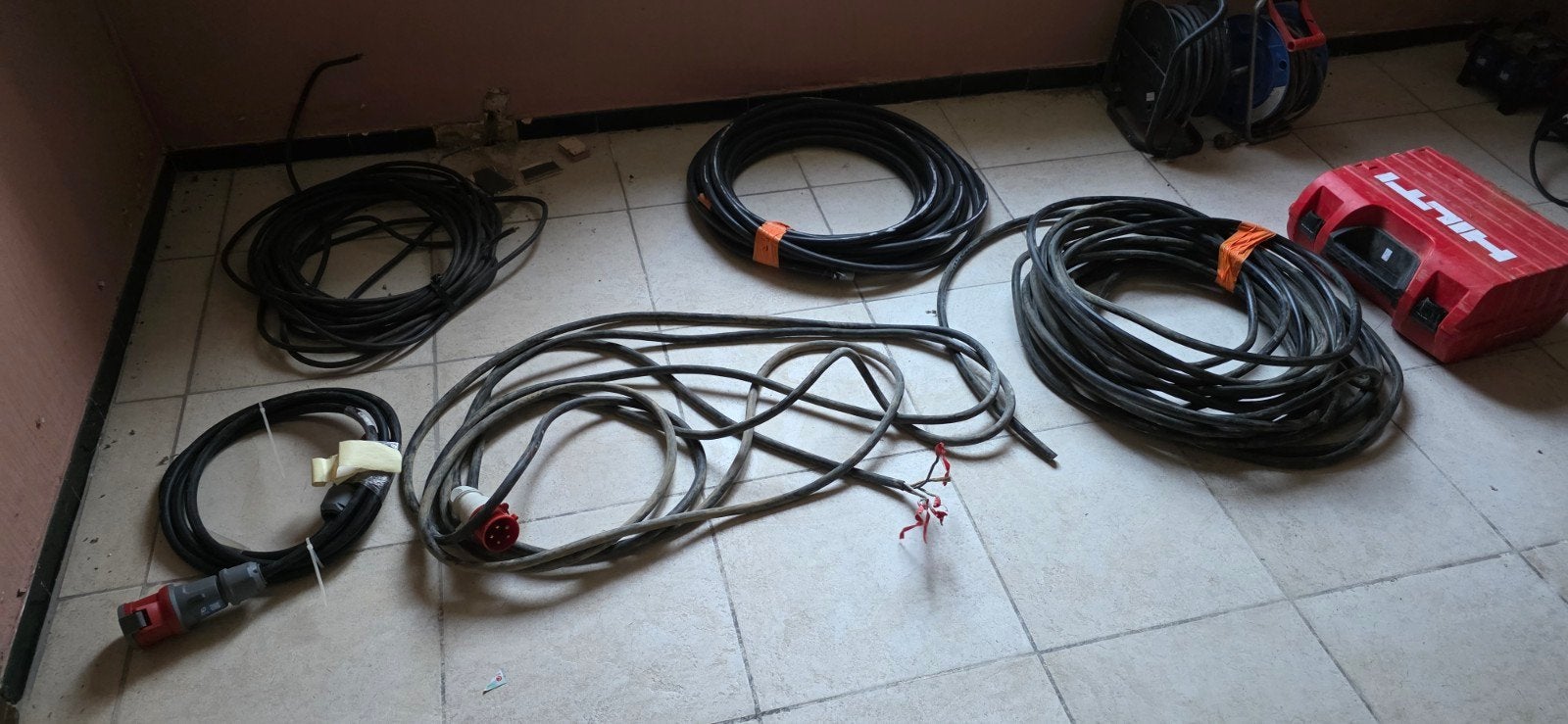 EXVB 4x10 mm² – 33 meter restkabel, Enlèvement, Utilisé, Câble ou Fil électrique