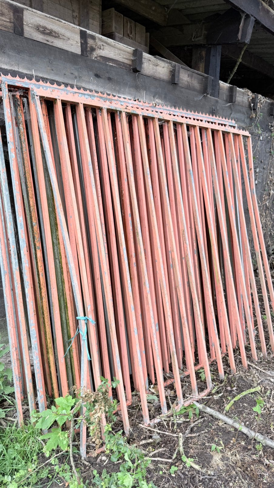 15 x 2 meter breed afsluiting, Tuin en Terras, Tuinhekken en Hekwerk, Ophalen, Gebruikt, IJzer