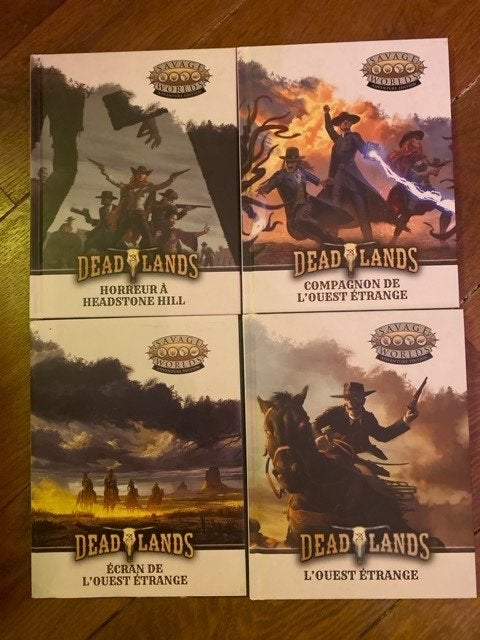 DEADLANDS jeu de rôle - lot 3 livres + écran MJ NEUF, Enlèvement ou Envoi