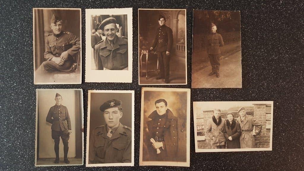 Fotokaart Militair Soldaat Uniform ( 1 euro/ kaart ), Verzamelen, Militaria | Algemeen, Ophalen of Verzenden, Landmacht, Foto of Poster