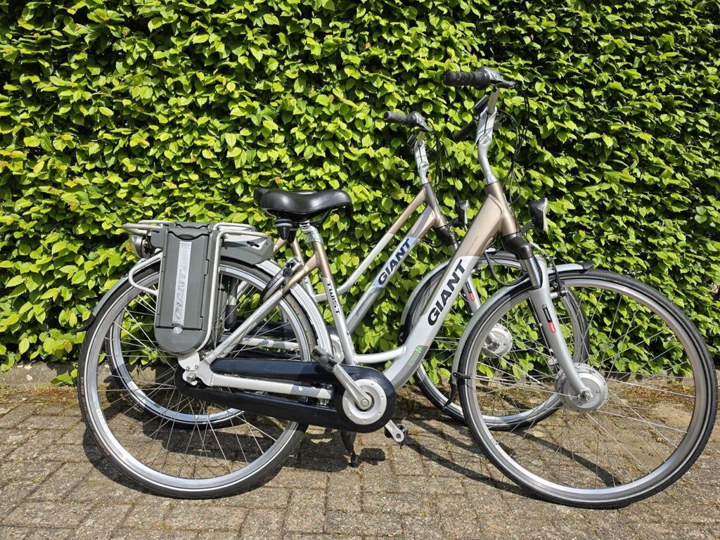 Set in nieuwstaat Giants met dubbele accu, Fietsen en Brommers, Elektrische fietsen, Ophalen, Giant