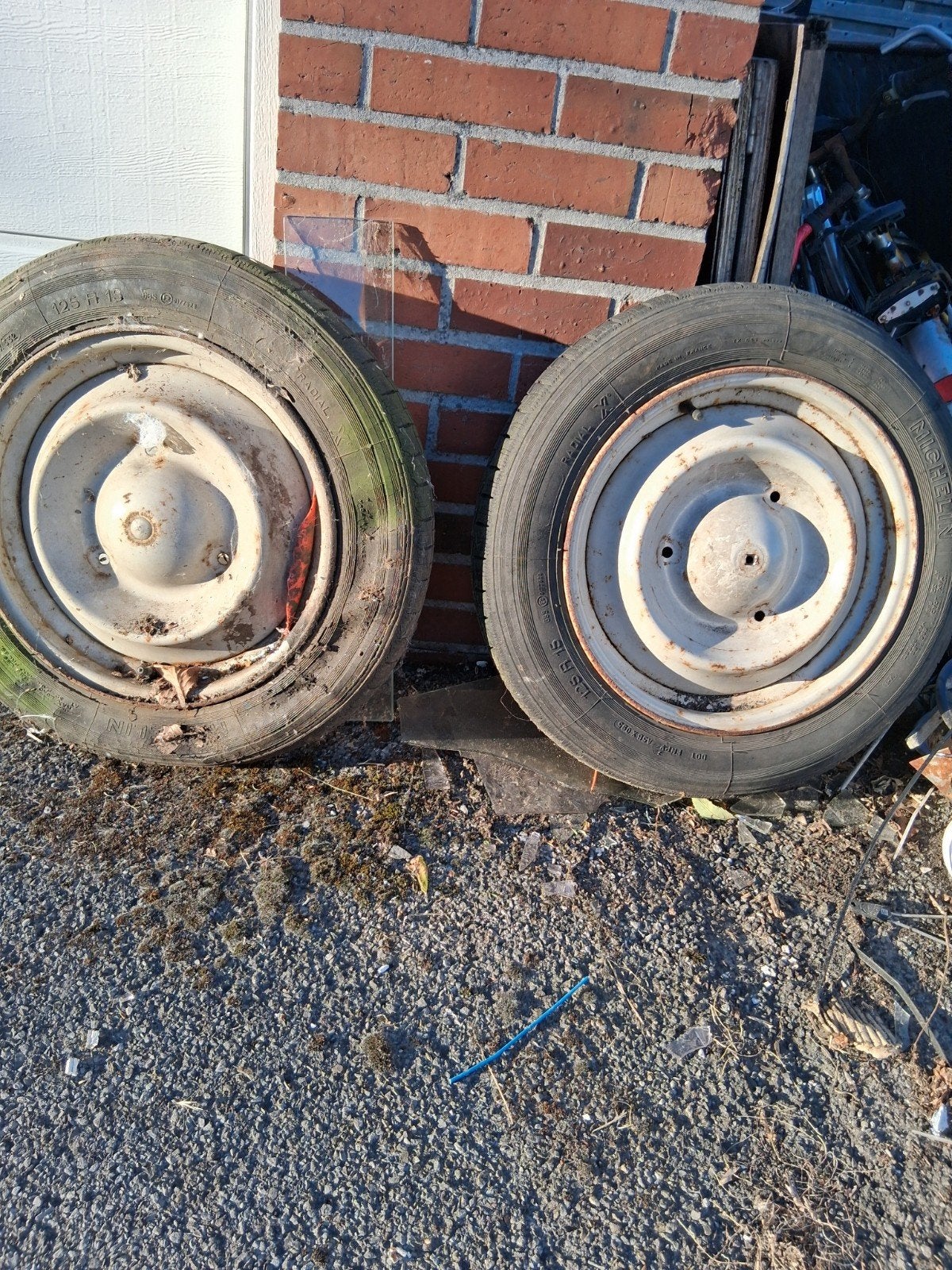 2 wielen voor citroen renault velg 15", Ophalen, Renault