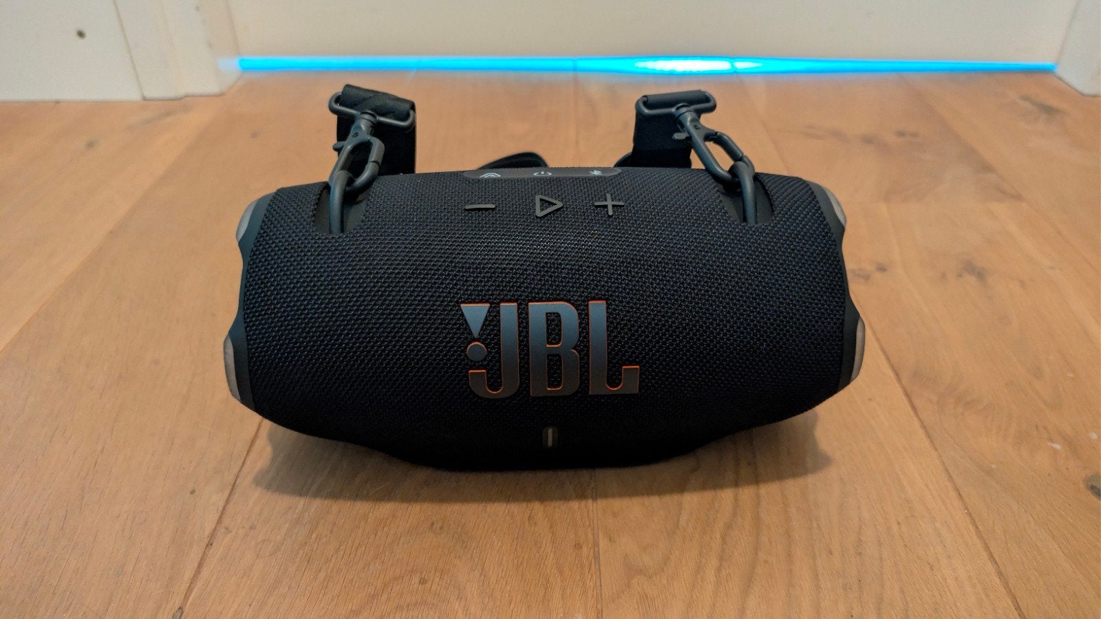 Jbl Xtreme 4 speaker, TOPSTAAT, zwart/blauw, ophalen in NL, Ophalen, JBL