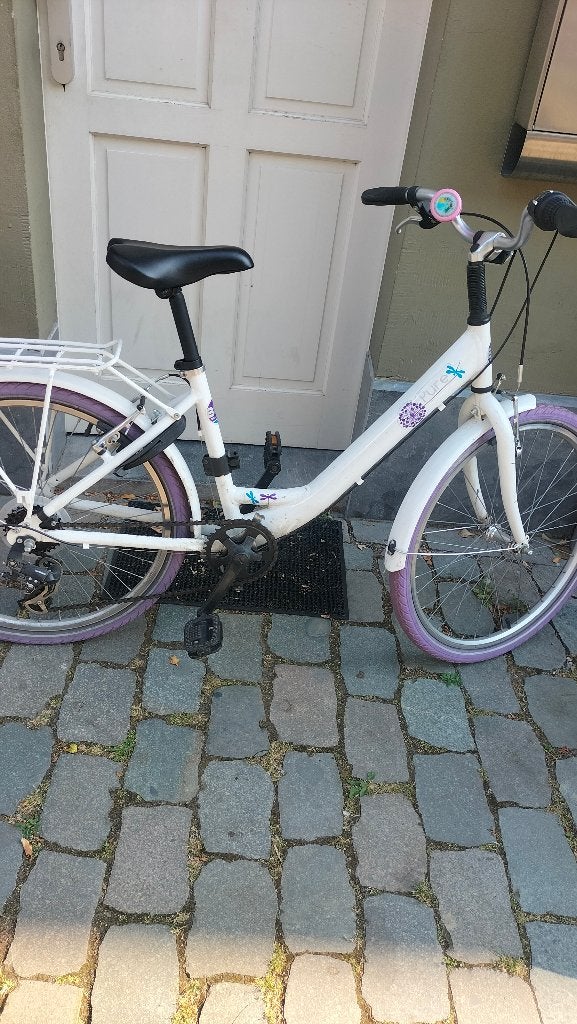 Meisje fiets in goede staat, Fietsen en Brommers, Ophalen, 22 inch, Gebruikt, Velgrem