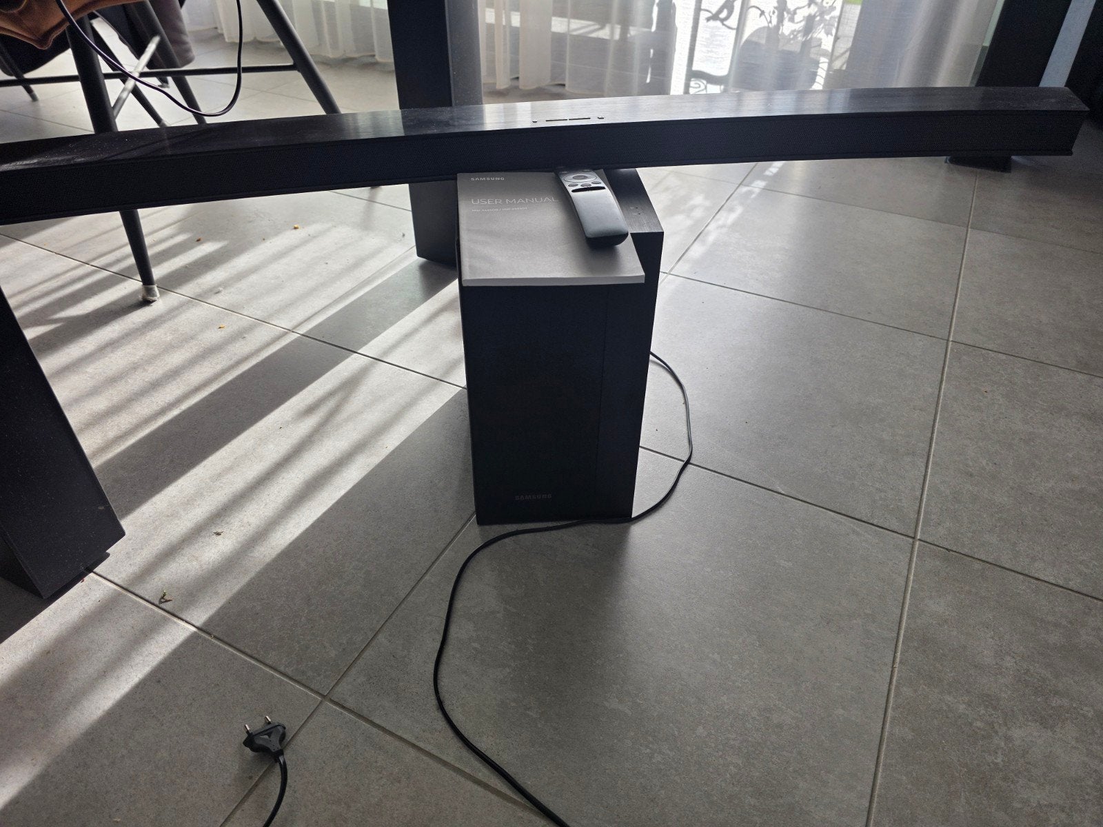soundbar Samsung, Enlèvement