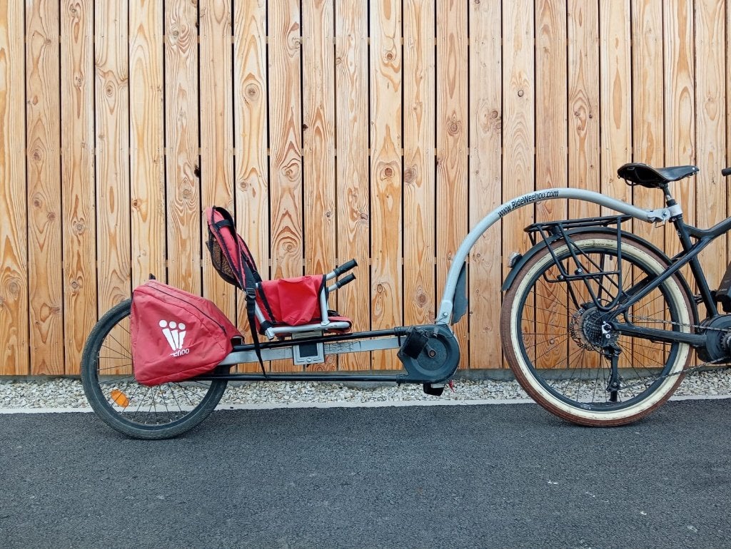WEEHOO - ZWART GEANODISEERDE VELG, Ophalen, Gebruikt, 20 tot 40 kg, Aanhangfiets