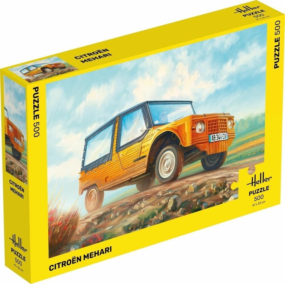 Puzzel Citroën Mehari Heller 500 stuks, Ophalen of Verzenden, Nieuw