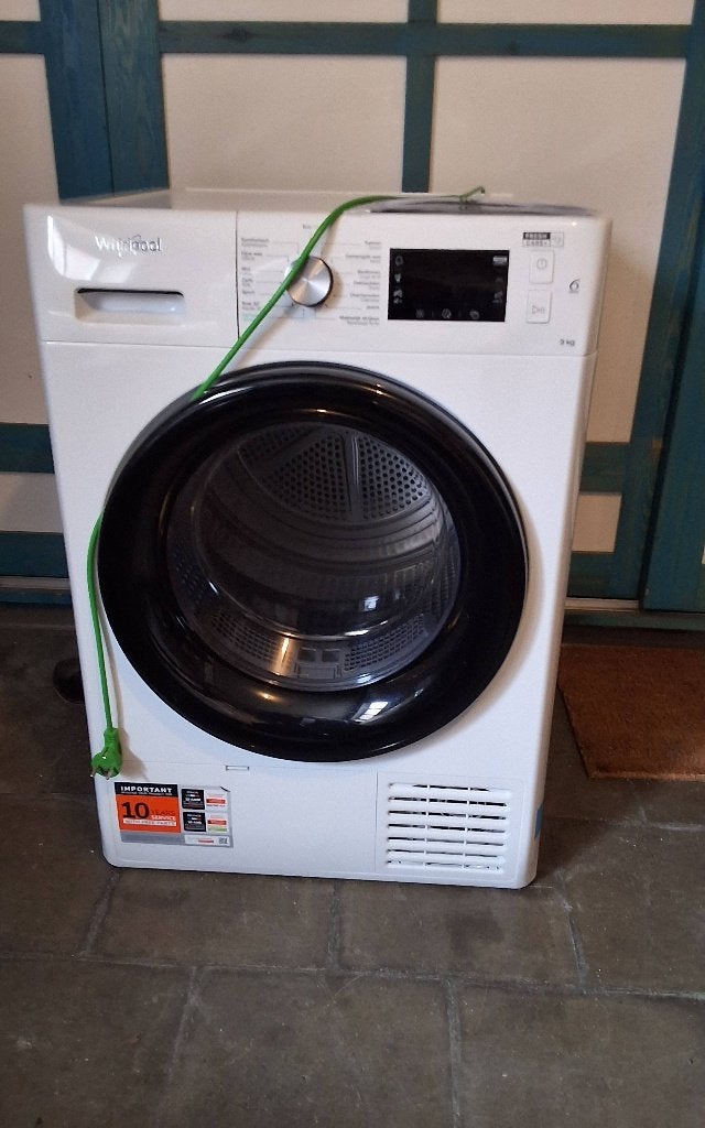 Wasdroger whirlpool, Ophalen, Minder dan 85 cm, 8 tot 10 kg, Zo goed als nieuw