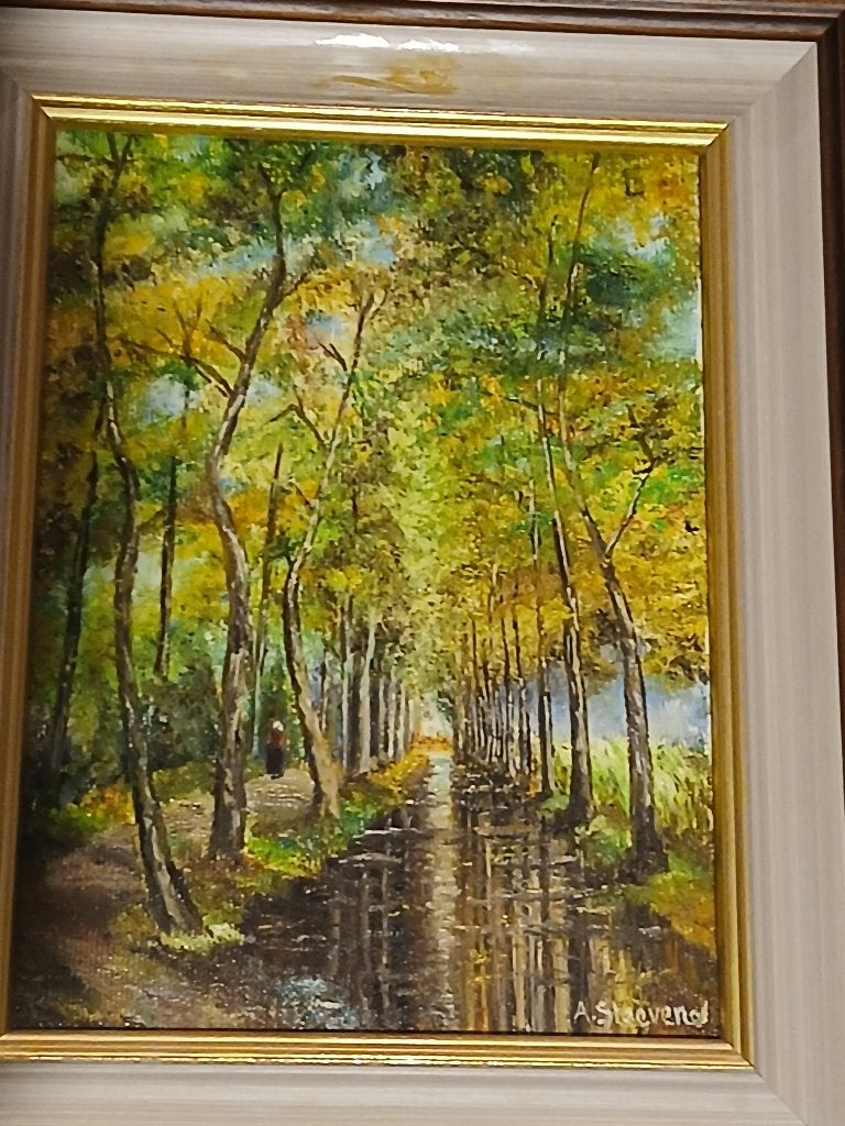 Schilderij dreef, Ophalen, Schilderij