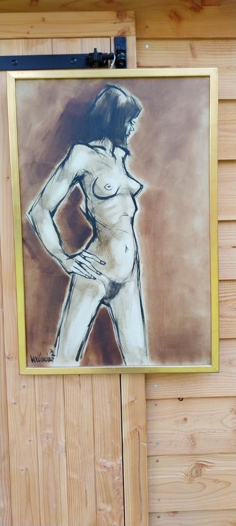 Naakte vrouw, Antiek en Kunst, Ophalen of Verzenden
