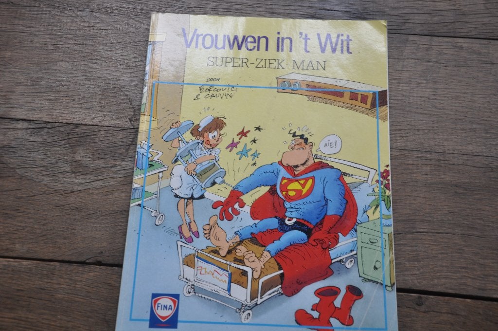 vrouwen in het wit super ziek man, Eén stripboek, Ophalen of Verzenden, Gelezen