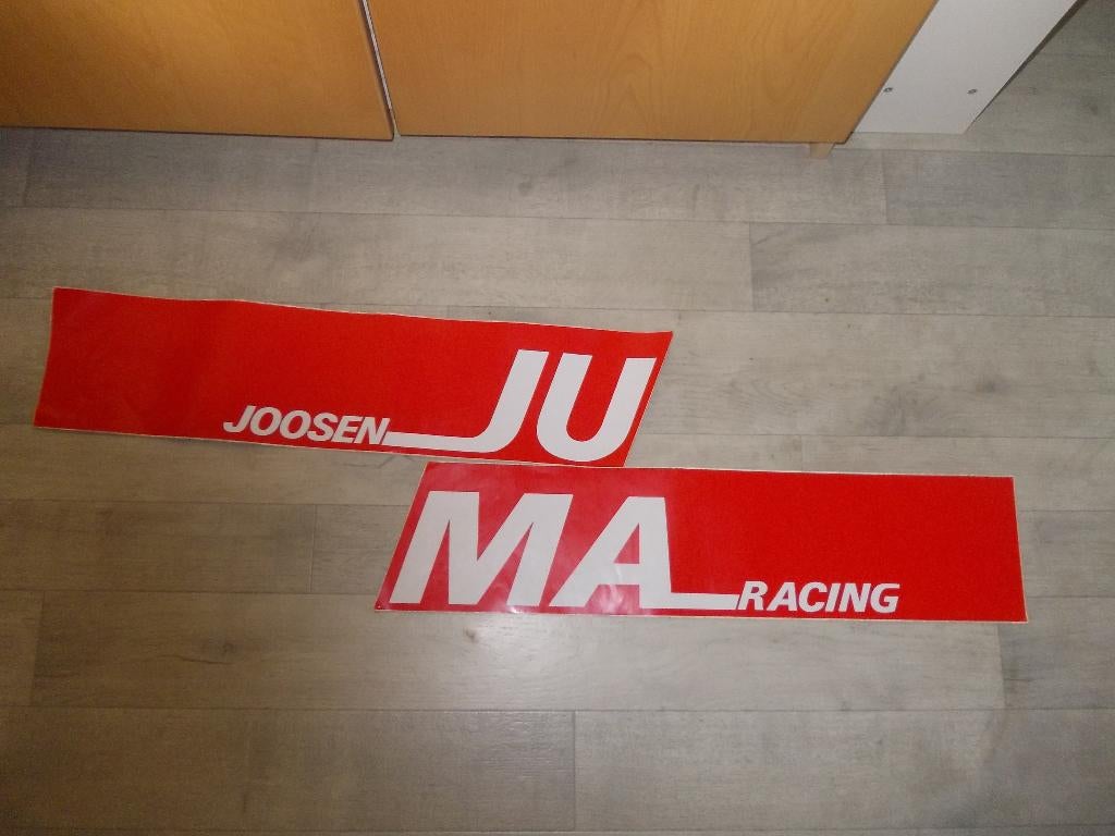 sticker Juma Racing, Ophalen of Verzenden, Zo goed als nieuw, Auto of Motor