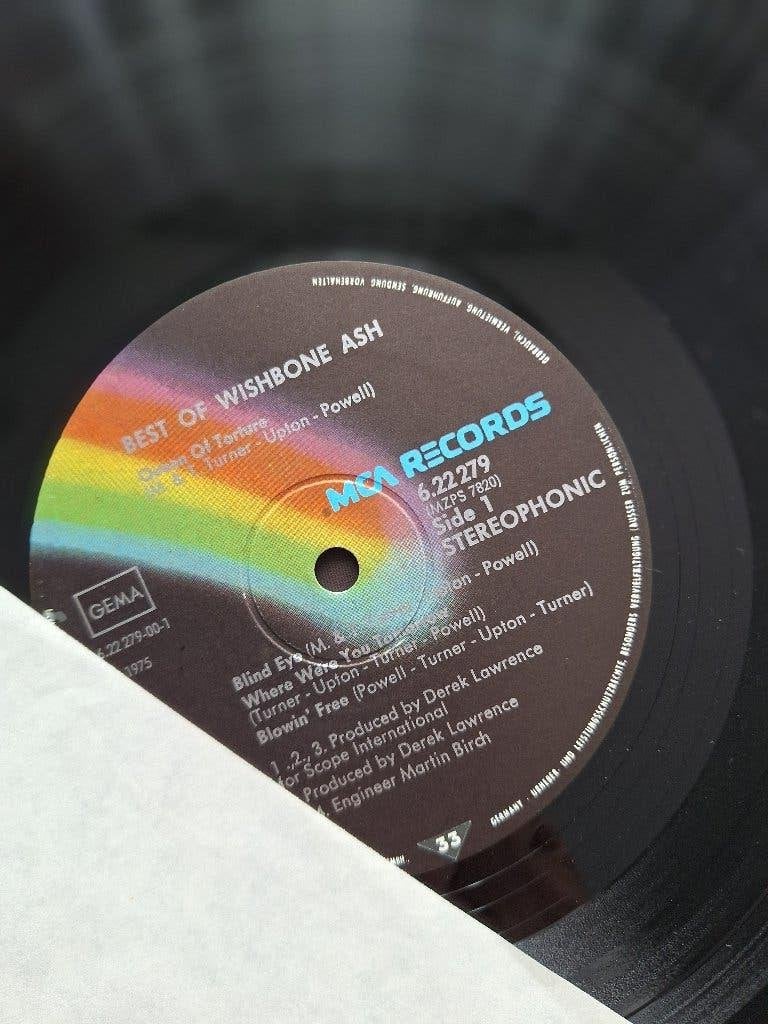 WISHBONE ASH "Best of" Progrock LP (1975) IZGS, CD & DVD, Enlèvement ou Envoi, Rock progressif, Comme neuf, Avec pochette intérieure