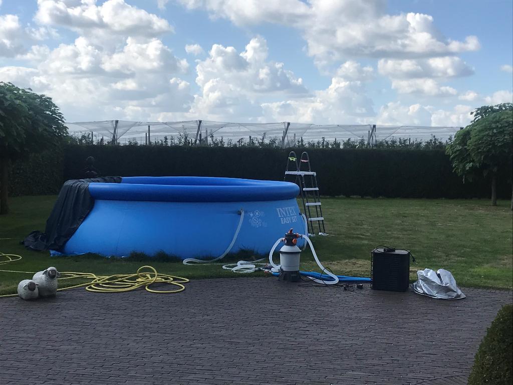 zwembad, 300 cm ou plus, Rond, Comme neuf, Enlèvement
