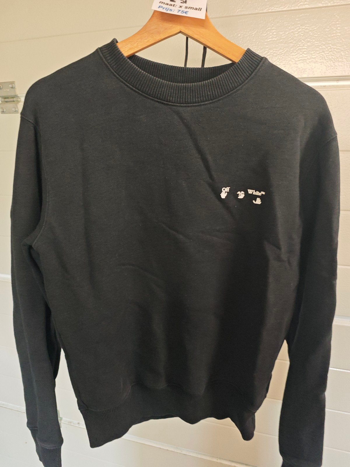 Off white trui xs zwart, Vêtements | Hommes, Pulls & Vestes, Enlèvement, Noir