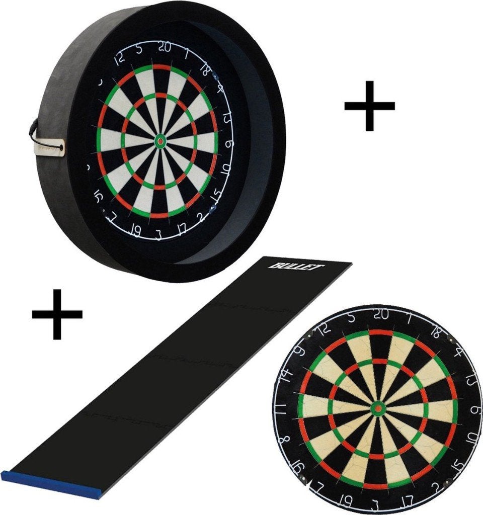 Darts set, Sport en Fitness, Darts, Ophalen, Gebruikt, Dartbord