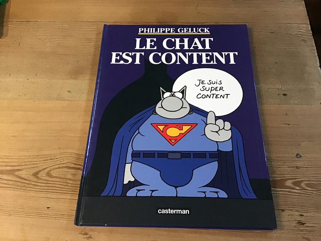 Le chat est content Philippe Geluck, Enlèvement ou Envoi, Comme neuf