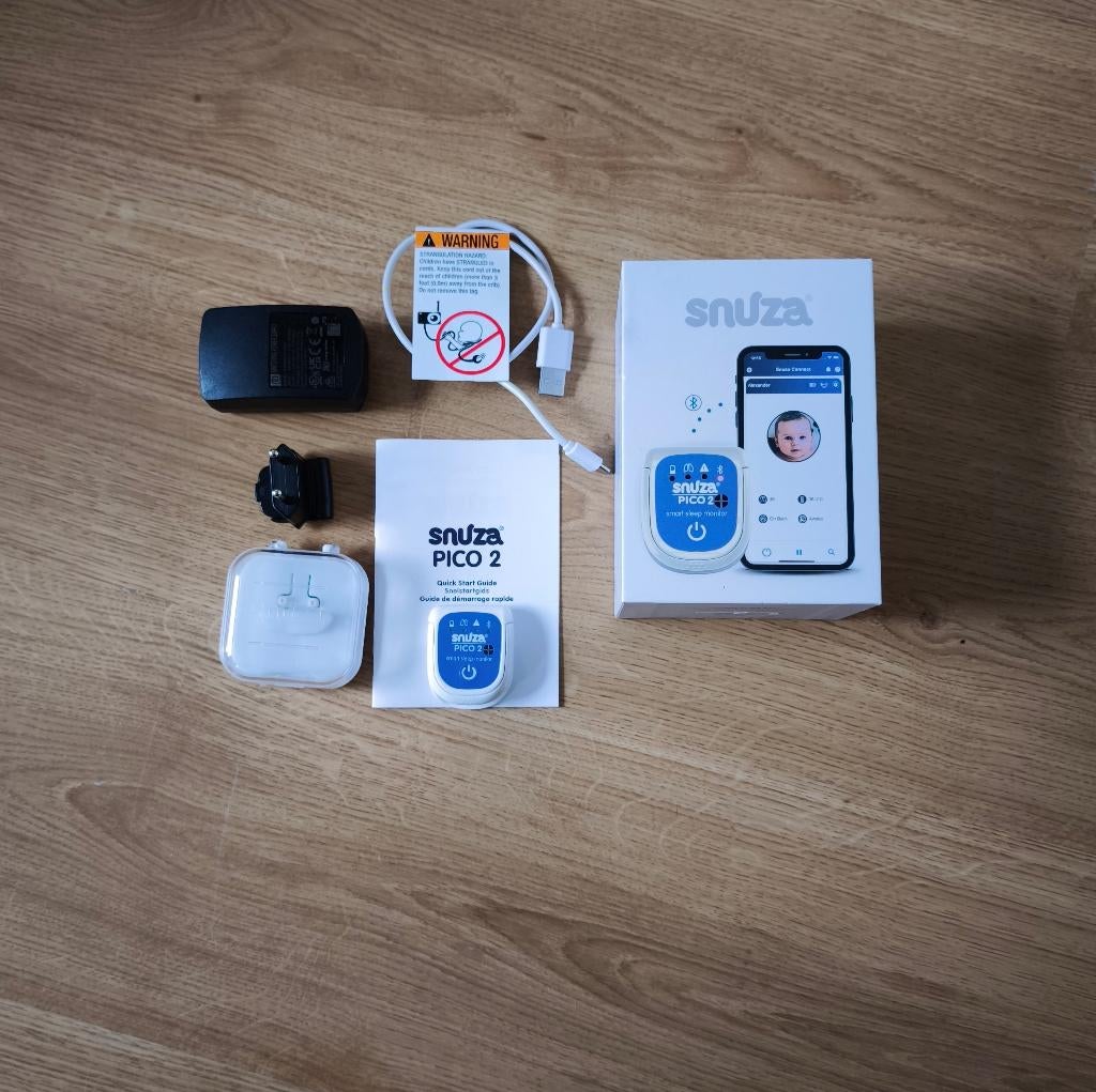 Snuza pico 2 ademhalingsmonitor bewegingsmonitor temperatuur, Enlèvement, Comme neuf, Moins de 100 mètres