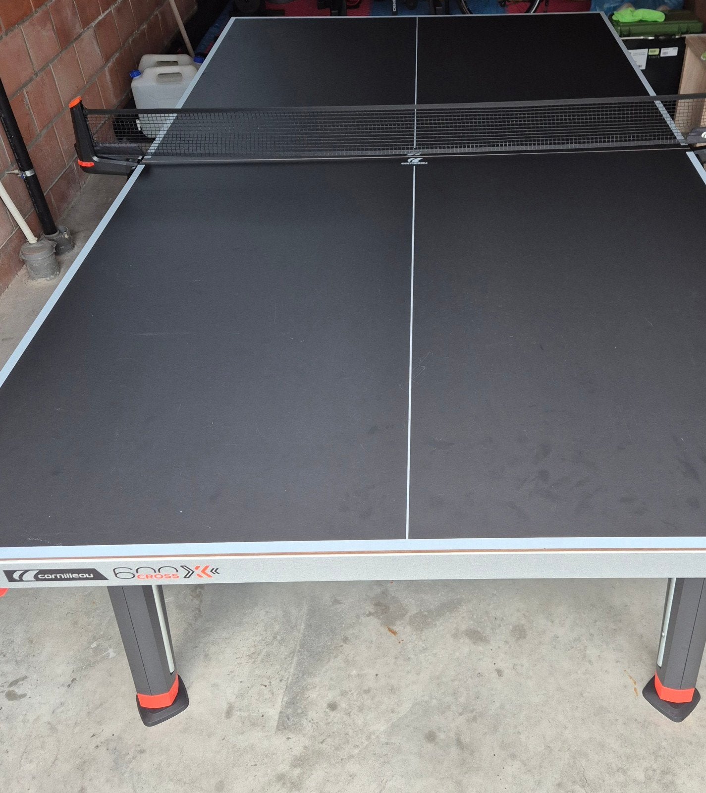 Cornilleau 600X Cross Outdoor Tafeltennistafel, Sport en Fitness, Tafeltennis, Ophalen, Zo goed als nieuw, Tafel Outdoor, Verrijdbaar