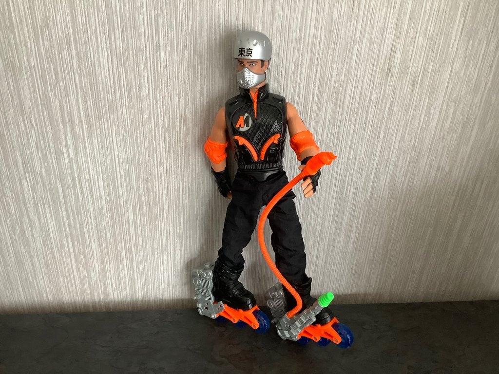 Action Man Street Roller character (2000) (30 cm), Ophalen of Verzenden, Gebruikt